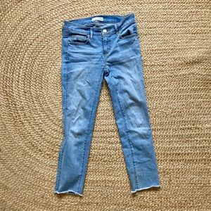 Ann Taylor loft light wash skinny jeans